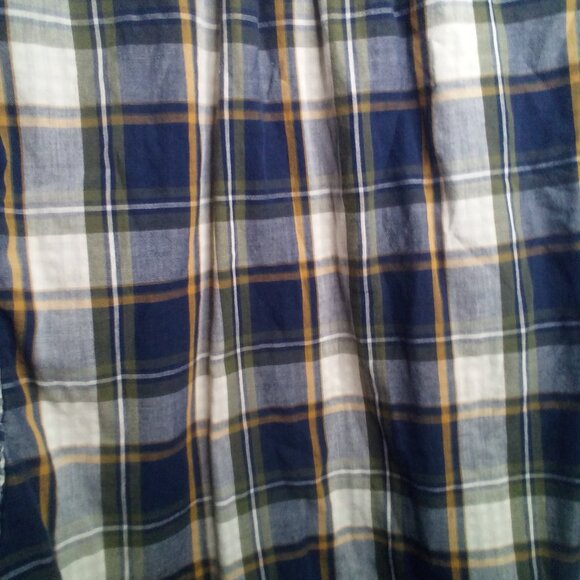 Lee Riders Button Up Shirt M Women Long Sleeve Plaid Blue Green - Picture 3 of 16